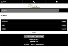 Tablet Screenshot of burgeflowershop.com